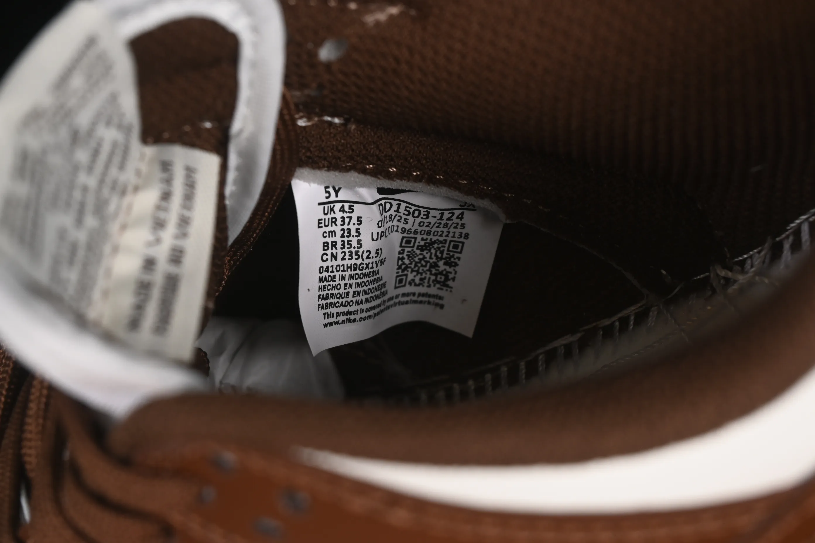 All Categories Nk SB Dunk Series Nk SB Dunk Low Low-top sneakers Nk Dunk Low "Cacao Wow" Mocha color SB low-top casual sneakers DD1503-124